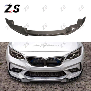 ZS fibra di carbonio auto paraurti anteriore labbro splitter per <span class=keywords><strong>BMW</strong></span> F87 M2 coupé <span class=keywords><strong>2</strong></span> porte 2018 - 2020 - Product Image 1
