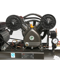 Compresseur d'air à courroie double, dispositif portable, 170L, 380V, 5.5 kW, nouveau
