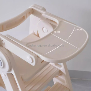 VSUCH Chine Vente en gros Chaise haute bébé avec bac de récupération des aliments, portable, pliable, multifonction 3 en 1, pour restaurants - Product Image 4
