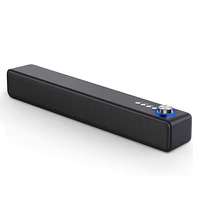 Barre de son gaming RGB A35 sans fil Bluetooth, haut-parleur de bureau avec basses puissantes et son stéréo pour PC, ordinateur portable, maison et bureau