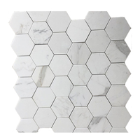 Mosaïque de marbre à motifs floraux, carrelage en pierre chaude, marbre pour murs et sols