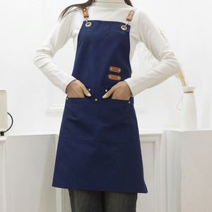 Tablier de cuisine en toile de coton robuste personnalisable avec logo, imperméable, en denim, par sublimation, modèle Xd730 - Product Image 5