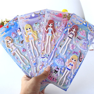Pegatinas <span class=keywords><strong>de</strong></span> dibujos animados diseño <span class=keywords><strong>de</strong></span> anime pegatinas <span class=keywords><strong>de</strong></span> cómics hinchadas suaves para decoración <span class=keywords><strong>de</strong></span> espalda calcomanías hoja cortada beso - Product Image 6