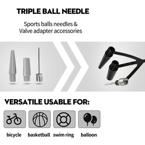 Bimei portatile Mini pompa ad aria gonfiatore in Nylon portatile bici ciclismo pompa ad aria - Product Image 3