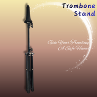 Support de trombone, support de trombone réglable pour trombone alto, ténor, basse, support de trombone universel, support pour instrument à vent