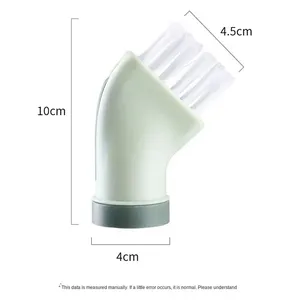 Brosse de nettoyage domestique créative à double usage Brosse à récurer en <span class=keywords><strong>plastique</strong></span> multi-usage avec connectivité pour bouteilles d'<span class=keywords><strong>eau</strong></span> minérale sèche et humide - Product Image 6