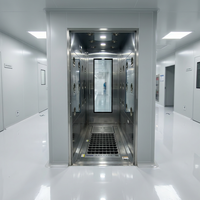 Station d'hygiène avec alternative au tapis adhésif, certifiée CE, en acier inoxydable 304, machine de nettoyage de chaussures pour salle blanche pour laboratoire de précision