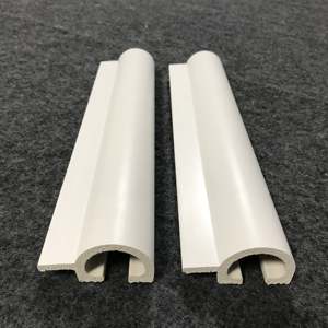 Rodapié Decorativo de PS de Alta Densidad, Impermeable, <span class=keywords><strong>Blanco</strong></span>, Varios Colores y Formas para Interiores - Product Image 6