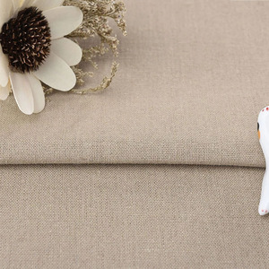 Tissu en coton et <span class=keywords><strong>lin</strong></span> de <span class=keywords><strong>couleur</strong></span> naturelle unie Offre Spéciale, tissu en <span class=keywords><strong>lin</strong></span> <span class=keywords><strong>naturel</strong></span> lavé pour rideaux de lit - Product Image 4