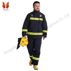 Combinaison <span class=keywords><strong>de</strong></span> <span class=keywords><strong>pompier</strong></span> en aramide à 3 couches, respirante, ignifuge, imperméable, pour l'entraînement en micro-station <span class=keywords><strong>de</strong></span> pompiers - Product Image 5