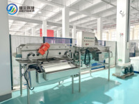 Línea de Procesamiento de Vegetales SUS304 de 3000 kg/h, Máquina de Lavado, Corte y Secado para Fábrica de Alimentos a Gran Escala de Patatas y Repollo