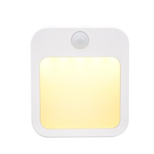 Chaoliu Modern Plastic Wall <b>Plug</b>-in Mini <b>Light</b> Sensor Bedside Corridor LED Night <b>Light</b> with White Shade - Product Image 1