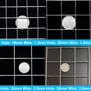 Qunli Sıcak Daldırma Galvanizli Kaynaklı Demir Tel Örgü 1''x1'' Kare Delikli 1''x1/2'' Özelleştirilebilir Rulo Çit Kuş Kafesleri için - Product Image 4