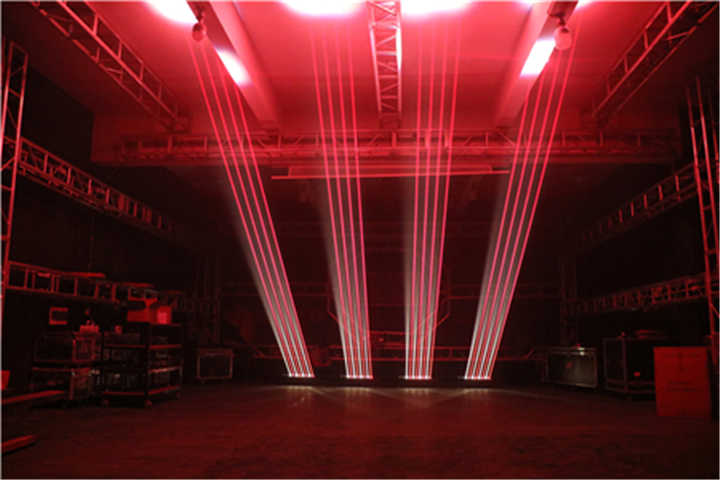 DMX レーザー 舞台照明 ホワイト