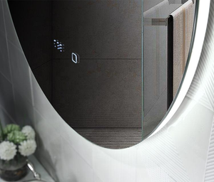Espejos de Baño Redondos Inteligentes con Pantalla Táctil LED Personalizables - Product Image 5