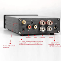 QQCHINAPA Mini Compact Usage Domestique 100W PA Système De Bureau Télécommande Numérique Mélangeur Amplificateur