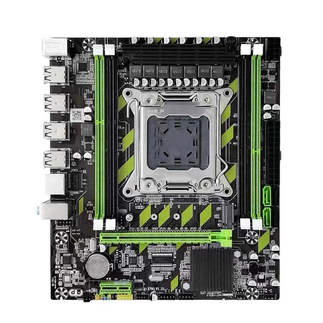 High Performance Desktop Gaming Motherboard with LGA 2011 X 79 Chipset E52670v2 4*8gb 1600mhz DDR3 Registered Memory