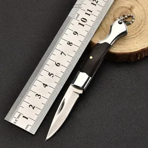 มีดพับอเนกประสงค์สำหรับตั้งแคมป์ใช้กลางแจ้งมีดพกพกพาขนาดเล็กทำจากสแตนเลส