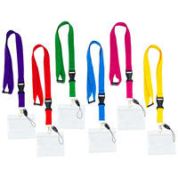 Lanyard Promozionale in Poliestere Jacquard Eco-Friendly con Logo Personalizzato, Porta Badge per Fiere ed Eventi di Marketing