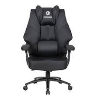 Chaise de jeu moderne haut de gamme en tissu mesh, dossier haut, accoudoirs ergonomiques réglables, soutien lombaire, pivotante à 360°, robuste