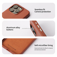 Housse en cuir pour téléphone Accessoires de téléphone Vente en gros Étui en cuir pour téléphone Portefeuille pour iphone 15 16 Pro Max