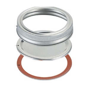 Nhà Máy Giá Thường Xuyên Rộng Miệng 70Mm Vít Kim Loại Chia Loại Nắp Cho Niêm Phong Meson Jar Dưa Mứt Lọ - Product Image 5