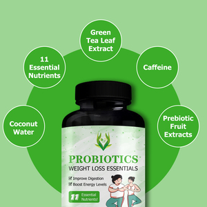 Capsules de Probiotiques en Gros pour la Perte de Poids avec Vitamine C et Potassium – Stimule les Niveaux d'Énergie – Compléments Alimentaires à Base de Plantes - Product Image 3
