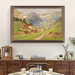 Peinture décorative de salon européen Peinture suspendue américaine Peinture de paysage - Product Image 2