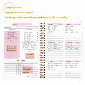 Cuaderno Espiral A5 con Páginas Interiores Gruesas y Coloridas, Cubierta Impermeable, para Estudiantes y Oficina, Regalo de 52 Semanas de Registro, Venta al Por Mayor - Product Image 3