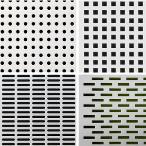 แผงตาข่ายอลูมิเนียมและสแตนเลสแบบมีรูพรุนแผ่นหนาสำหรับตกแต่งผนังแผ่นโลหะบริการตัดแบบกำหนดเอง - Product Image 3