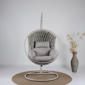 Fauteuil suspendu en forme d'œuf pour jardin extérieur, salon, hôtel, buanderie, cour, villa, usage polyvalent - Product Image 2