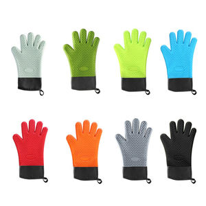 قفازات الميكروويف المقاومة للحرارة المضادة للانزلاق قفازات الباربيكيو الساخنة قفازات الميكروويف المقاومة للحرارة - Product Image 4