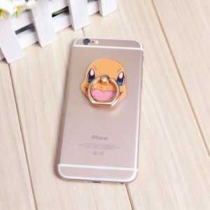 Support de <span class=keywords><strong>téléphone</strong></span> <span class=keywords><strong>portable</strong></span> universel en métal avec anneau de maintien en acrylique, motif animal de dessin animé, pour utilisation mains libres - Product Image 4