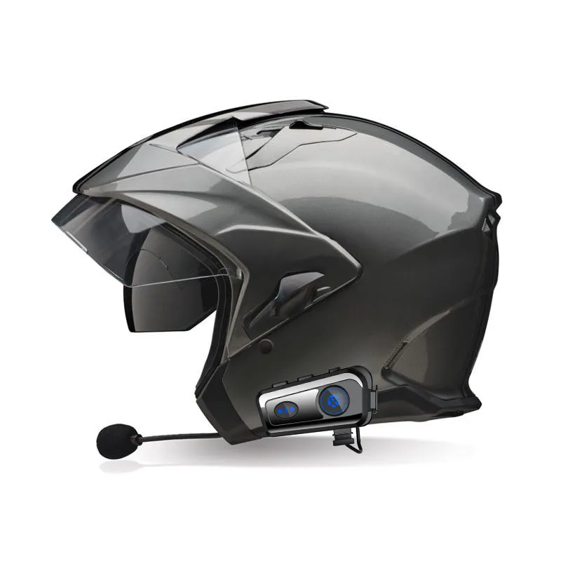 핫 세일 블루투스 V5.3 오토바이 헬멧 무선 헤드셋 IPX6 라이더 오토바이 헬멧 블루투스 방수