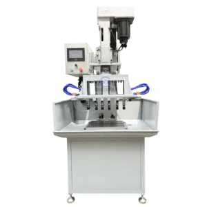 Máquina de roscado CNC de doble husillo neumático portátil Industrial, máquina de roscado CNC de husillo múltiple, máquina de roscado de taladro automático