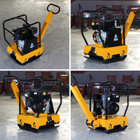 Compacteur à plaques électrique ZUJI PC100E 5 CV à démarrage manuel, haute efficacité pour les magasins de matériaux de construction et les machines de chantier