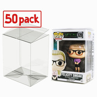 Auto Lock Bottom GRAN VENTA Tuck Top Caja de plástico transparente Estuche protector Caja Juguetes Embalaje