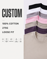 T-shirt en coton doux essentiel pour homme, personnalisé, coupe décontractée et ample, style boxy, vente en gros OEM, vêtements d'été