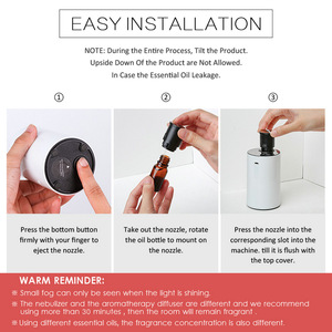 Diffuseur d'huiles essentielles Aroma Pure, nébuliseur rechargeable sans eau, aromathérapie pour voiture - Product Image 4