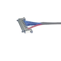 Assemblage de câbles OEM 40 broches Lvds personnalisés Micro coaxial et faisceau de câbles LVDS pour les applications électroniques et automobiles