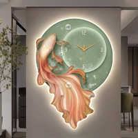 Nouvelle horloge horloge murale invité restaurant peinture décorative lumière LED table numérique suspendue mur vision nocturne horloge peinture