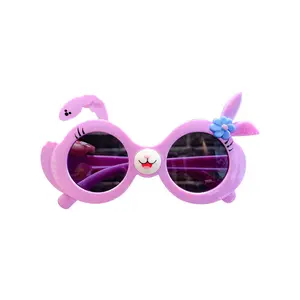 Óculos de sol infantis para meninos e meninas Summer Sunshade Fashion Sunglasses Cute Baby Sun Protection Glasses