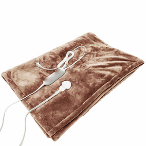 New Products Nature 110 Volt <strong>Cosy</strong> Flannel Sherpa Fleece Electric Thermal Heated Blankets <strong>Throws</strong> - Product Image 2