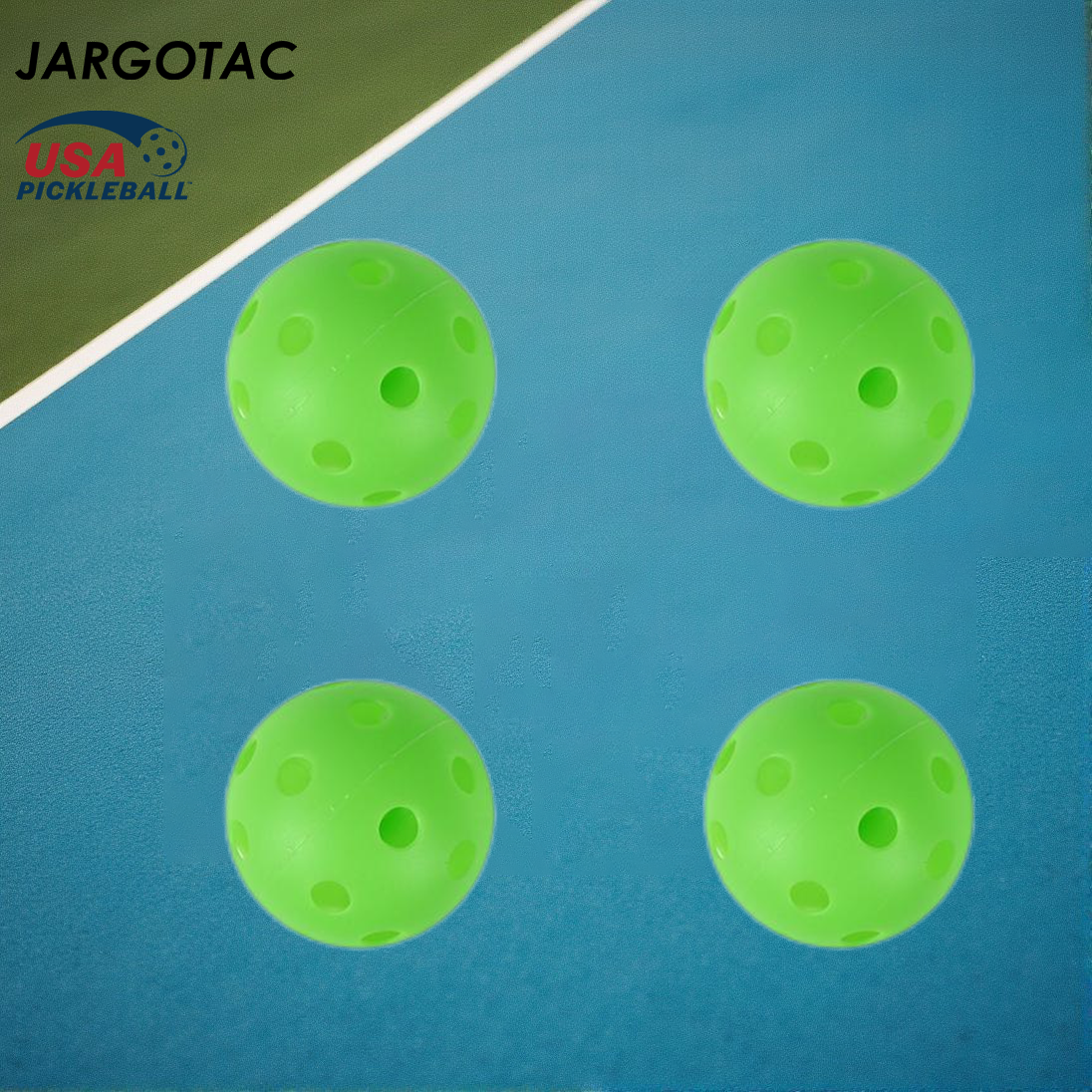 Best Price 26-Hole Indoor/Outdoor Pickleball Set Custom Logo USAPA Approved Plastic Balls