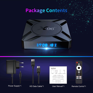 2025กล่องรับสัญญาณทีวี4GB + 32GB dual WiFi 4K Ai Smart Android 14 M300 X96ใหม่ล่าสุดกล่อง IPTV - Product Image 2