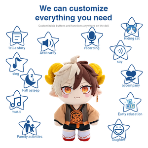Precio de fábrica, diseño personalizado, fabricante de muñecas de algodón suave para niños, personaje de película, juguetes de animales de peluche, peluche de dibujos animados - Product Image 2