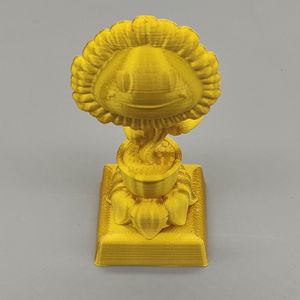 Modelo Impreso en 3D de Planta Zombi Gigante Elemento de Visualización Física Versión Híbrida de Plantas vs. Zombies Regalo de Año Nuevo - Product Image 2