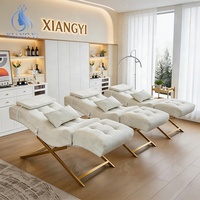 Table de massage de luxe pour salon de beauté, esthétique, tatouage, cosmétique, lit incurvé pour cils