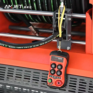 เครื่องฉีดน้ำแรงดันสูง AMJET คุณภาพสูง 65 ลิตร/นาที 37 แรงม้า 20 เมกะปาสคาล สำหรับทำความสะอาดท่อระบายน้ำ เครื่องฉีดล้างท่อระบายน้ำแรงดันสูง - Product Image 5