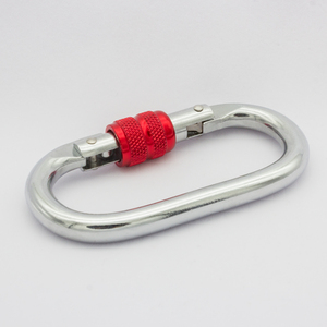 Mosquetón de <span class=keywords><strong>Escalada</strong></span> en Forma de O de Acero al Carbono de 25 kN para Protección Contra Caídas, Equipo de Protección Personal, Uso en Rescate, <span class=keywords><strong>Anclaje</strong></span> en Techos - Product Image 4